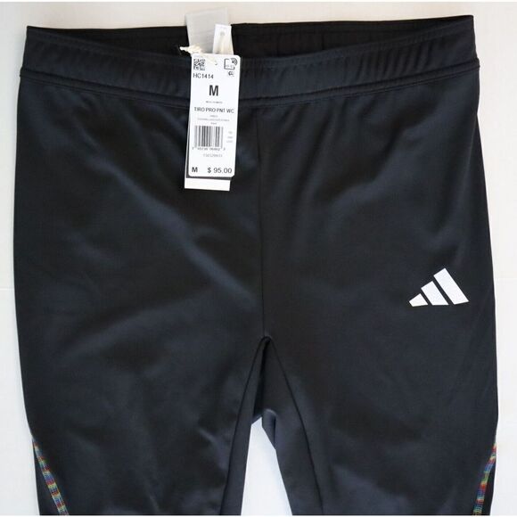 adidas HC1414 Men's Sz Medium Black Tiro 23 Pro Soccer Training Pants - Picture 6 of 14